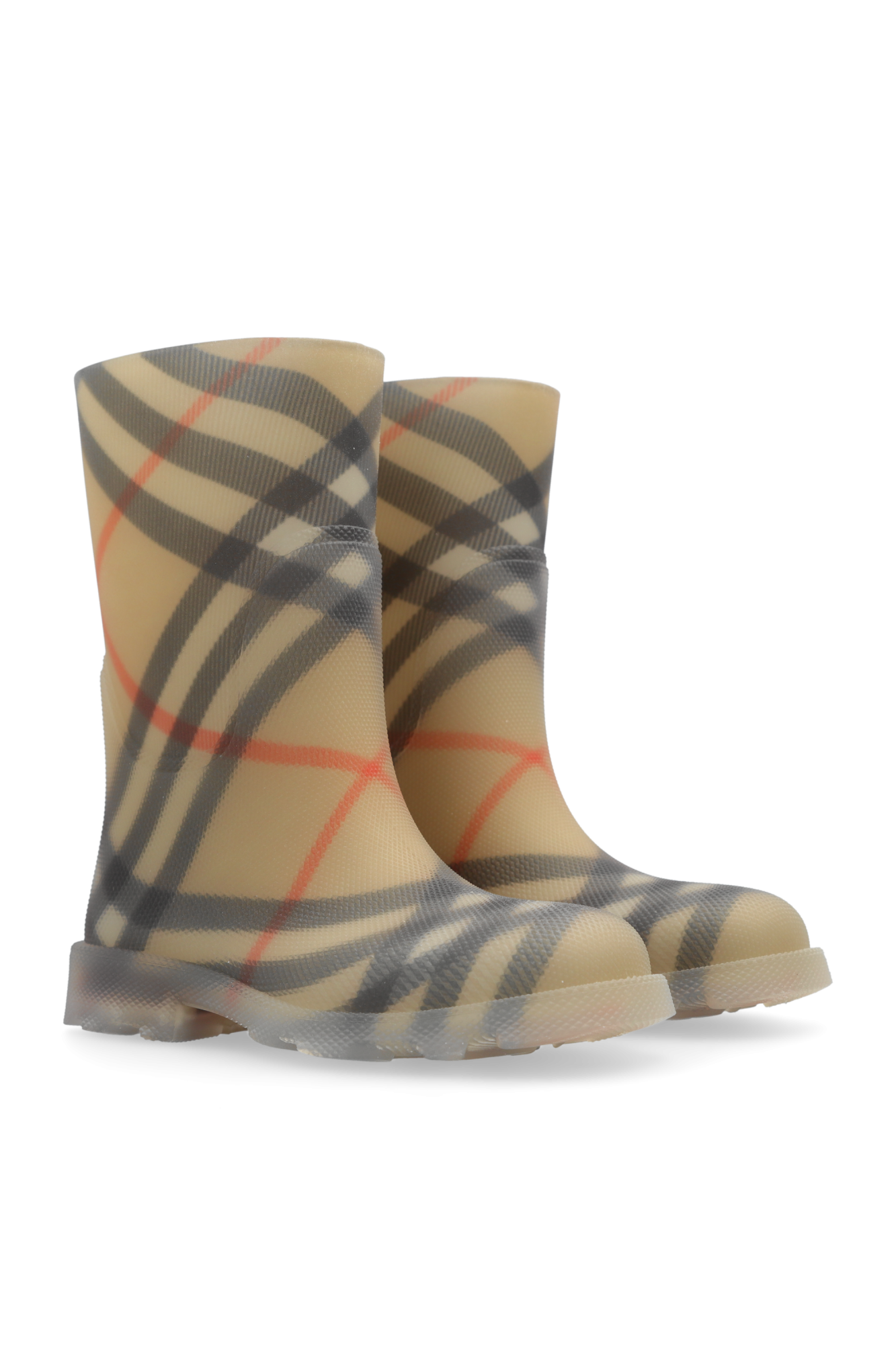 Burberry Kids Rain boots with check pattern Kids s Kids shoes 25 39 Vitkac